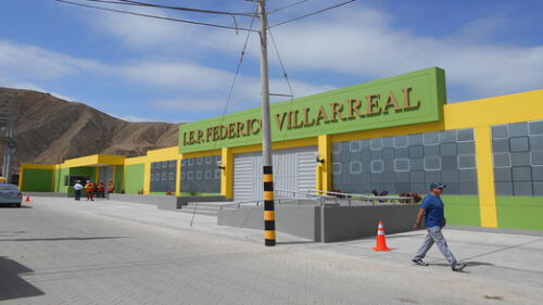 Concluyen construcción de colegio emblemático Federico Villareal de Talara