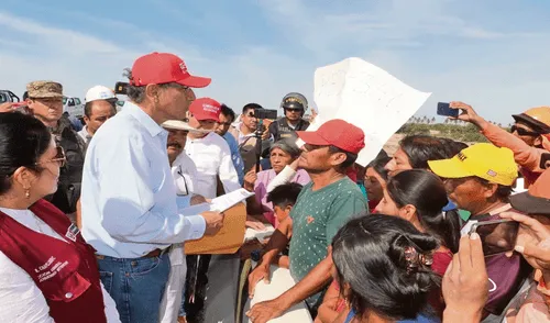 Protesta. Pobladores del Bajo Piura exigieron al mandatario construcción del dique izquierdo para evitar posibles inundaciones. Protesta. Pobladores del Bajo Piura exigieron al mandatario construcción del dique izquierdo para evitar posibles inundaciones.