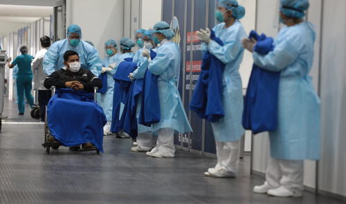 Ministerio de Salud comunicó número de pacientes dados de alta hasta el lunes 6 de julio. Foto: Essalud.