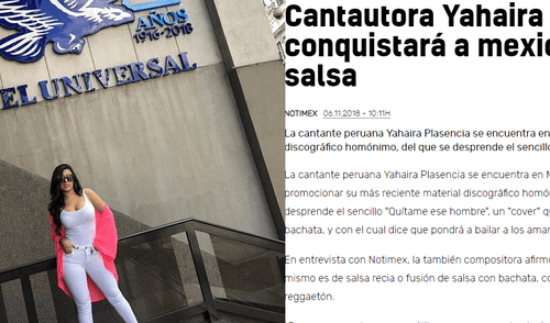 Medio mexicano conversa con Yahaira Plasencia pero luego eliminan la entrevista Medio mexicano conversa con Yahaira Plasencia pero luego eliminan la entrevista