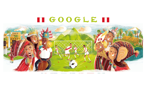Mundial de fútbol: selección peruana es homenajeada por Google con doodle 