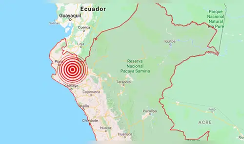 Sismo de magnitud 4.0 remeció Piura esta madrugada