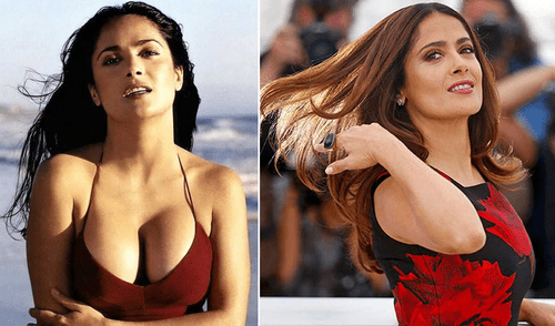 Salma Hayek remece Instagram con ajustado traje de baño, pero fans notan el Photoshop Salma Hayek remece Instagram con ajustado traje de baño, pero fans notan el Photoshop