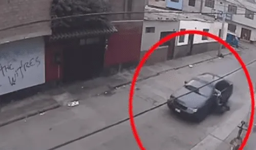 SMP: delincuentes arrastran 200 metros a joven tras robarle su celular [VIDEO]