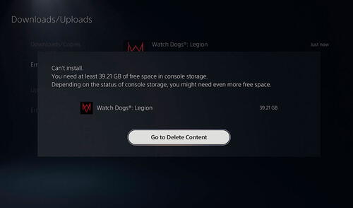 La SSD de la PS5 se llena instalando todos los juegos de lanzamiento