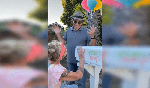 Facebook viral: pareja de esposos recrea romántica escena de la película ‘Up’ y conmueven a miles [VIDEO]