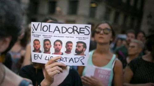 Integrantes de 'La Manada' fueron condenados a 15 años de prisión por el Tribunal Supremo de España. Foto: El País