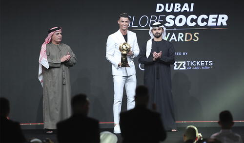 Cristiano Ronaldo es el mejor jugador del 2019 en los Premios Globe Soccer