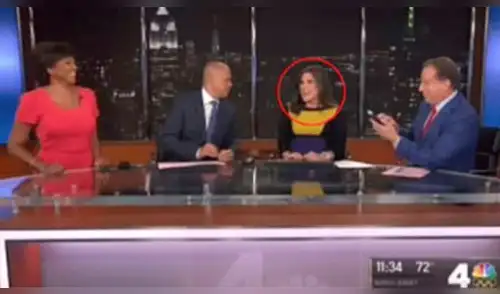 En YouTube, presentadora de noticias comenzó labor de parto en pleno programa en vivo [VIDEO]