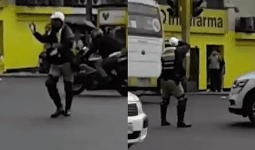 En Facebook, un policía dirige el tránsito bailando y causa furor en las redes sociales [VIDEO]