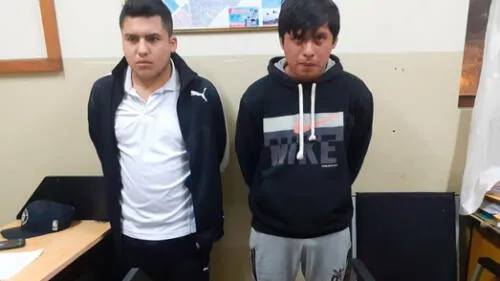 Sicario (izquierda) sería responsable de tres muertes. Cayó junto a cómplice.