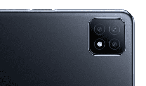 Sistema de triple cámara trasera. Foto: Oppo Oppo A53 5G