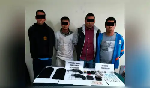Capturan a 4 sujetos que planeaban robar un agente bancario en Puente Piedra