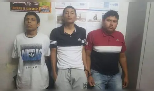 Tumbes: caen tres presuntos delincuentes acusados de robar al paso 