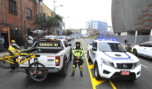 Cierran vías de acceso al Estadio Nacional por partido Perú vs. Escocia