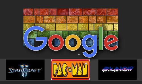 Google posee 3 juegos secretos inspirados en Star Craft, Pacman y Arkanoid