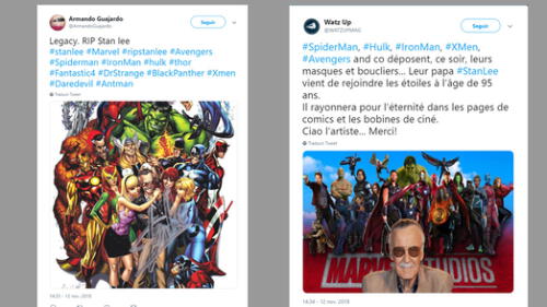 Fans reaccionan ante la muerte de Stan Lee, creador de Marvel [FOTOS]
