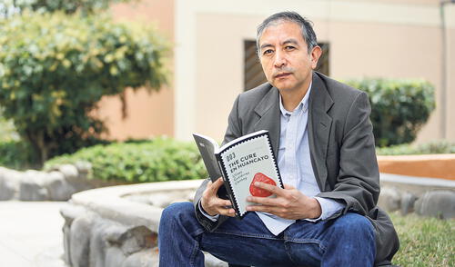 Estudiar al extranjero le ha permitido a Ulises Gutiérrez Llantoy vivir dos mundos, el quechua y el Occidental. Ulises Gutiérrez Llantoy