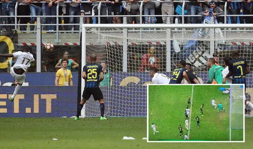 Inter vs. Milán: tecnología convalida gol al último minuto [VIDEO]