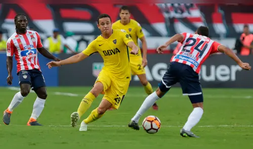 Boca y Junior empataron 1-1 en Barranquilla por la Copa Libertadores [GOLES Y RESUMEN]