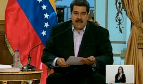Nicolás Maduro a Trump: "el derramamiento de sangre estará en sus manos" 