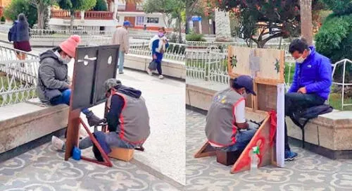 Lustrabotas siguen ejerciendo sus labores en Bambarmarca. Lustrabotas siguen ejerciendo sus labores en Bambarmarca.