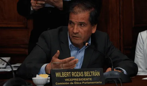 Congresista Wilbert Rozas podría quedarse sin inmunidad parlamentaria