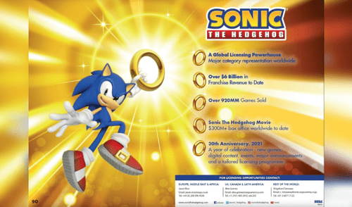 El erizo azul también prepara algo grande. Su 30 aniversario se celebrará durante todo el 2021. Imagen: Sega. Sonic the Hedgehog 30 aniversario