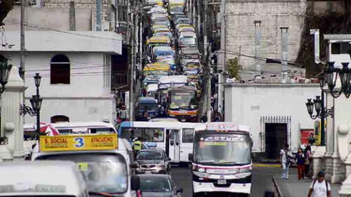 Aumentan las horas punta en Arequipa