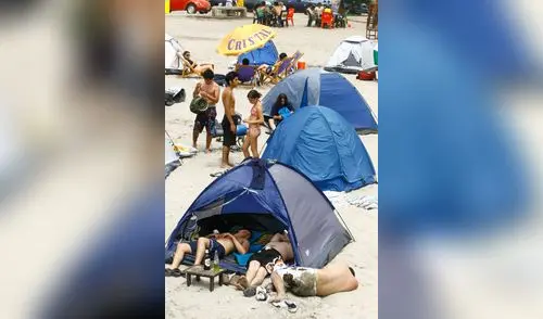 Prohíben campamentos  en playas de 4 distritos de Lima