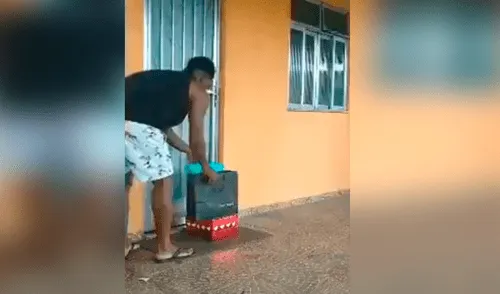YouTube viral: joven finge recibir una sorpresa de su novia y protagoniza peculiar escena [VIDEO] 