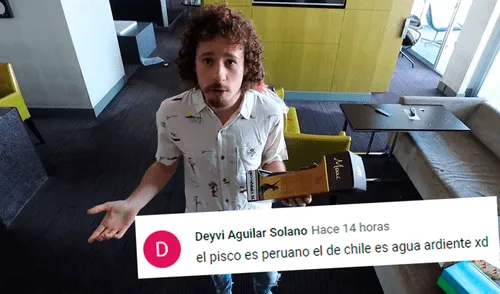 Vía YouTube: Miles de críticas ha vuelto a generar YouTuber Luisito tras lanzar un polémico comentario sobre pisco en visita a Chile [VIDEO] 