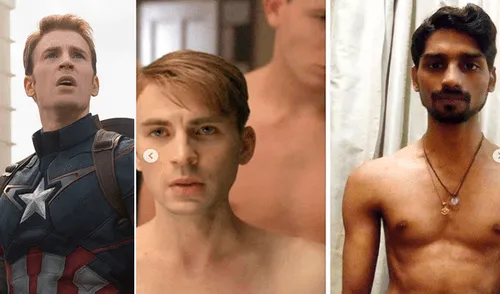 Fan de Capitán América muestra radical cambio físico inspirado en el superhéroe [FOTOS]