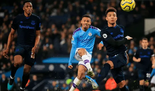 Manchester City vs Everton por la Premier League
