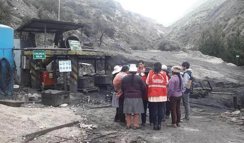 Oyón: Aún no rescatan a 4 obreros atrapados en socavón, a 100 metros de profundidad Oyón: Aún no rescatan a 4 obreros atrapados en socavón, a 100 metros de profundidad