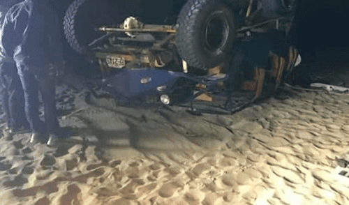  Ica: vuelco de carro tubular deja sin vida a turista alemán en Huacachina