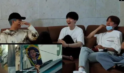 Cartel pertenece a una fan brasileña captada en el documental Break the silence: persona de BTS. Foto: captura/Big Hit