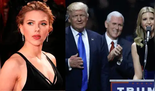 Scarlett Johansson arremete contra la hija de Donald Trump y la tilda de 'cobarde' |FOTOS