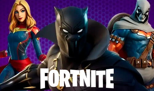 Fortnite: consigue nuevos skins de Black Panther y Captiana Marvel
