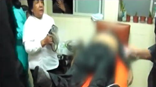 Ayacucho: hombre murió tras resbalarse en piso inundado por intensas lluvias [VIDEO]