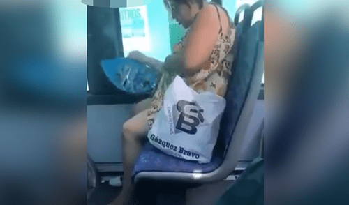 Facebook viral: graba a mujer haciendo algo indebido en bus y video causa polémica 
