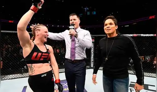 UFC: Así reaccionó Amanda Nunes tras la victoria de Valentina Shevchenko | VIDEO