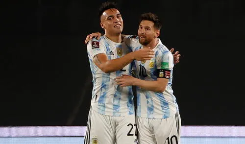 Lautaro Martínez anotó su cuarto gol en las Eliminatorias Qatar 2022. Foto: Twitter @CONMEBOL Lautaro Martínez anotó su cuarto gol en las Eliminatorias Qatar 2022. Foto: Twitter @CONMEBOL
