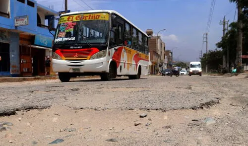 pistas mal estado trujillo