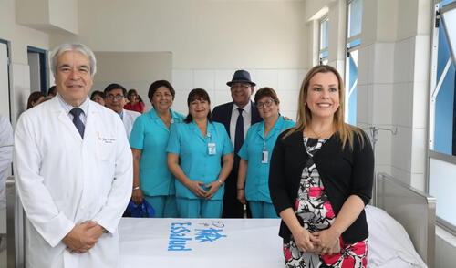  Inauguran nuevo pabellón de pediatría en el  hospital Guillermo Almenara