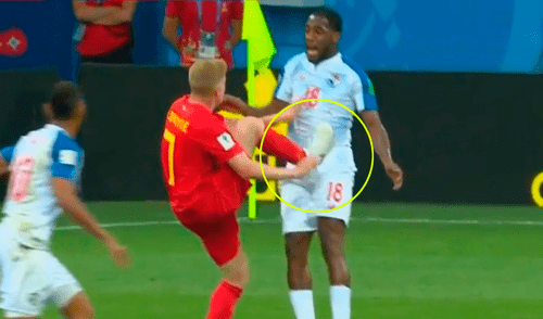 La brutal falta que Kevin De Bruyne cometió al 'Pana' Tejada