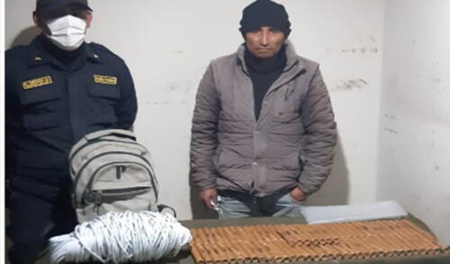 sujeto con explosivos