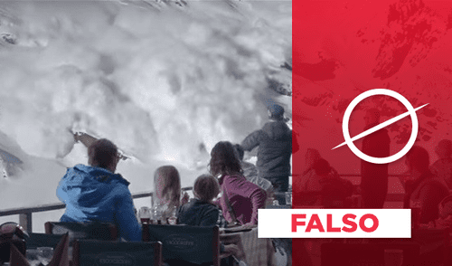 ¿La historia del padre que abandonó a su familia mientras huyen de avalancha es real?