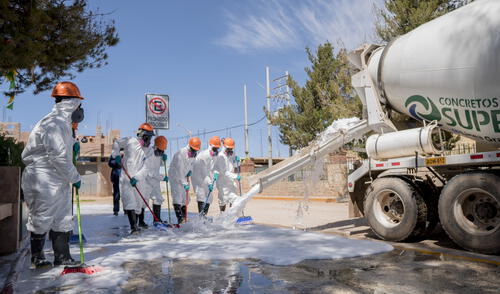 Realizan limpieza de vías en Caracoto