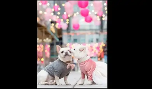 Instagram: pareja de perros se 'casan' y sus fotos causan sensación [FOTOS]